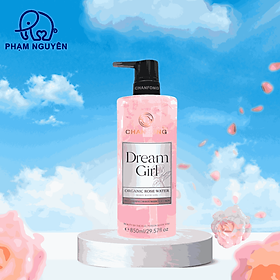 Sữa tắm Gel Cánh hoa hồng tươi Chanfong Thái Lan Dream Girl - 850ml