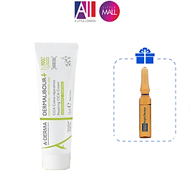 Kem làm dịu, phục hồi da kích ứng A-Derma Dermalibour+ Repairing Cream TẶNG Ampoule chống lão hóa Martiderm (Nhập khẩu)