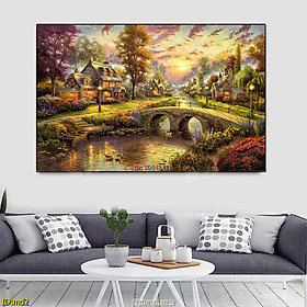 Mua Tranh Canvas Treo Tường Hiện Đại _ Tranh Phong Cách Sơn Dầu  Phong Cảnh