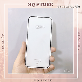 Kính cường lực cho iPhone 15 | 15 Pro | 15 Pro Max | 14Pro | 14 Pro Max full màn hình XO ( hàng chính hãng)