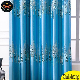 Rèm vải họa tiết cây thông,rèm cửa che nắng 3D bán từ 1.5met