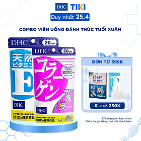 Combo Viên Uống DHC Đánh Thức Tuổi Xuân (VitaminE & Collagen)