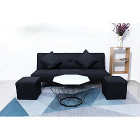 Mua Bộ sofa bed 1m7 Juno sofa bao gồm 2 đôn và bàn kim cương -combo 6 món như hình