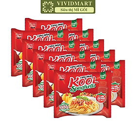 AFOTECH - Mì trộn Cung Đình Kool Spaghetti gói Xốt thịt bò cà chua, Mì ý sốt bò bằm Cung Đình Kool (105g/gói)