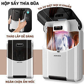 Mua Ống đựng đũa khử trùng tia UV - Ống đựng đũa sấy khô tự động treo tường