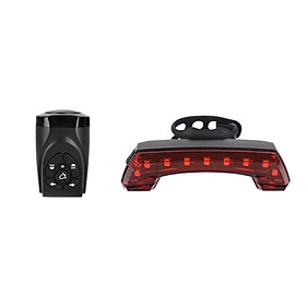 USB Chargings Cycling Wireless Remote Control Tail Lamp Turn Tail Lamp With Horn Electric Bell Automative Lighting