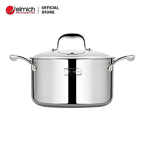 Nồi Elmich Inox 3 lớp cao cấp đáy liền Tri-max XS EL-3747 size 20cm