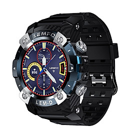 LEMFO LEMD Smartwatch + TWS Earbuds Set 1.3-Inch TFT Touchscreen Big Face Rugged Watch IP67 Waterproof Sport Watch +