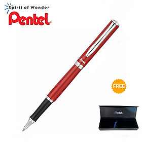 Bút Ký Cao Cấp Pentel K611 Ngòi 0.7mm Mực Xanh | Thiết Kế Nắp Đậy | Nhiều Màu Vỏ Thời Trang