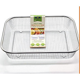 Mua Rổ lưới Inox chữ nhật cao cấp