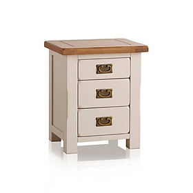 Mua Tủ Đầu Giường 3 Ngăn Kéo Kemble Gỗ Sồi Ibie BSK3KEMO - Trắng (50 x 40 cm)