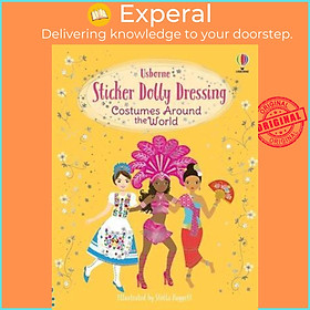 Sách - Sticker Dolly Dressing Costumes Around the World by Emily Bone (UK edition, paperback)