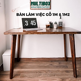 Mua Bàn Làm Việc Gỗ Phong Cách Minimalism MultiiBox  Bàn Học Kích Thước 100x50 và