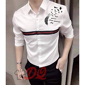 Áo sơ mi nam trắng kiểu body N39