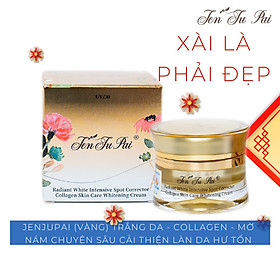 JENJUPAI (VÀNG) KEM TRẮNG DA - COLLAGEN - MỜ NÁM CHUYÊN SÂU CẢI THIỆN LÀN DA HƯ TỔN