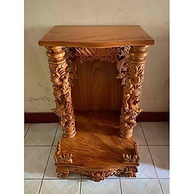 Mua Bàn thờ thần tài Rồng Mây cao cấp. bàn thờ ông đia trạm rồng   bàn thờ gỗ gõ hàng vip