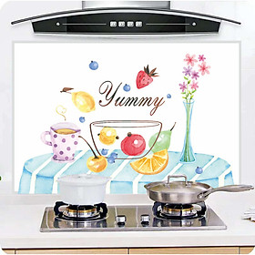 Giấy Dán Bếp Cách Nhiệt Tráng Nhôm trang trí và làm đẹp bếp 60 x 90 cm