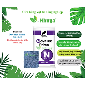 1kg cân lẻ Phân bón hỗn hợp NPK NovaTec Primo 20-10-10 Behn Meyer hạt Tím