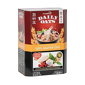 Yến Mạch Thùng Daily Oats Nguyên Hạt 4,52kg (Dạng Hạt Cán Dẹt) - Thực phẩm ăn kiêng hỗ trợ giảm cân tốt cho sức khỏe
