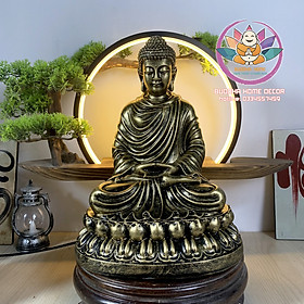 Mua Tượng Thích Ca Mâu Ni 30 cm màu đồng cổ trang trí nhà cửa  thờ cúng  phong thủy