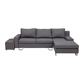 Sofa NỉJuno V9.SF.04 240 x 160 x 80 cm (Ghi xám)