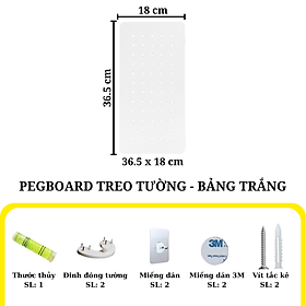 Bảng lỗ Pegboard Dola Home nhỏ gọn kim loại cao cấp treo tường treo quần áo, móc khóa, đồ dùng cần thiết