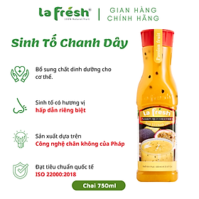 Sinh Tố Chanh Dây Lafresh Đà Lạt Chai 650ml