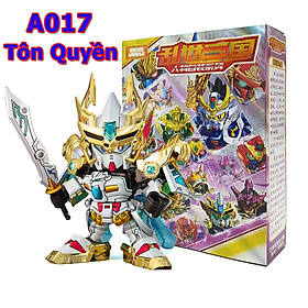 Hình ảnh Đồ chơi xếp hình Gundam Tôn Quyền A017 - Mô hình lắp ráp tướng Gundam Tam Quốc Sun Quan The Three Kingdom