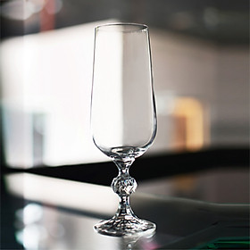 Bộ 6 ly thủy tinh pha lê Glass uống champage 180 ml Tiệp khắc
