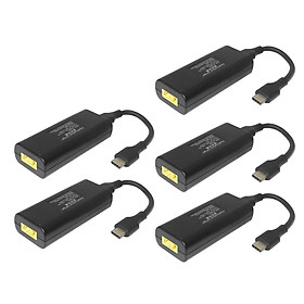 5pieces Square USB Female to USB Type C   Converter for Lenovo Laptop