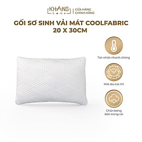 Hình ảnh Gối Nằm Cho Trẻ Sơ Sinh CoolFabric Khang Home-Công Nghệ Vải Mát Tản Nhiệt Nhanh, Mát Dịu Tức Thì 20x30cm