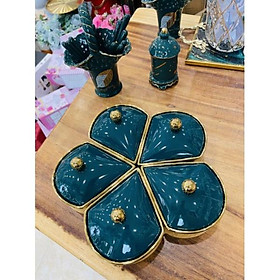 Mua TỔNG HỢP KHAY MỨT SỨ TẾT  HỘP ĐỰNG BÁNH KẸO BẰNG SỨ CAO CẤP Mạ Vàng quà tặng ý nghĩa