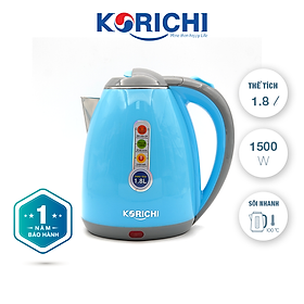 Mua Ấm siêu tốc hai lớp Korichi - KRC-5182 - 1.8L 1500W - Bảo hành 12 tháng - Hàng chính hãng