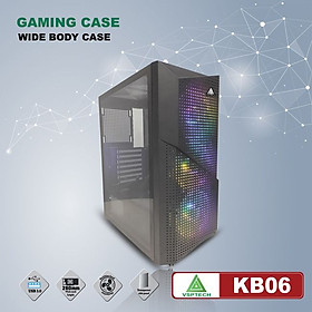 Mua Thùng máy tính Case VSP CA KB06 1 mặt kính cường lưc - Hàng nhập khẩu