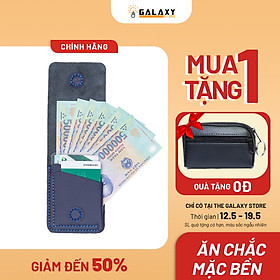 Ví Bóp Da Bò Nam Nữ Nhỏ Gọn Độc Đáo Handmade Galaxy Store GVU05NU - Hàng Chính Hãng