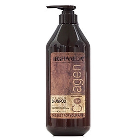 Dầu gội Top Haneda Collagen Shampoo phục hồi siêu mượt tóc 785ml - Hàng chính hãng