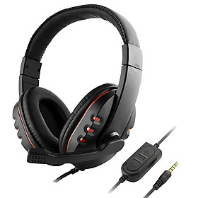 Surround Sound Stereo PC Gaming Headset & Microphone 3.5mm with Mic