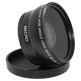55mm 0.45x Wide Angle Macro Lens for Nikon Canon Sony DSLR DC Camera 18-55mm