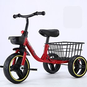 Xe đạp 3 bánh, xe đạp trẻ em có giỏ đồ lớn đằng sau đủ màu cho bé