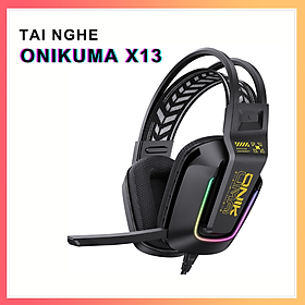 Mua Tai Nghe ONIKUMA X13 - Tai Nghe Gaming - Black - Hàng Chính Hãng