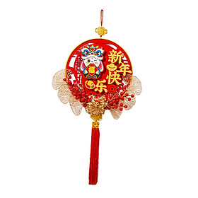 Chinese New Year Decoration Party Supplies with Tassel Traditional Hanging Ornament for Tree Decoration