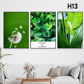 Set tranh treo tường, tranh dán tường phong cách hiện đại, tranh trang trí, canvas, HALO Decor