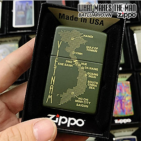 Bật Lửa Zippo 221 VN Dot Map