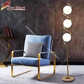 Đèn Cây Phòng Khách - Đèn Sàn Qủa Cầu Hiện Đại Bắc Âu Kèm Bóng LED Cao Cấp ML5140-3