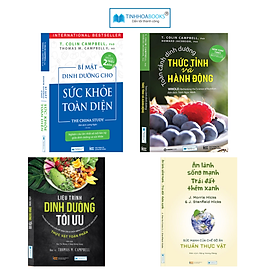 Combo 4 cuốn: Bí mật dinh dưỡng + Toàn cảnh dinh dưỡng + Liệu trình dinh dưỡng + Ăn lành sống mạnh - CÔNG TY CỔ PHẦN ĐẦU TƯ VĂN HÓA TINH HOA