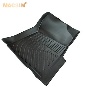 Thảm lót sàn xe ô tô Ford Raptor 2022 + Nhãn hiệu Macsim chất liệu nhựa TPE cao cấp màu đen