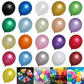 10 vỏ bóng bay thái lan nhũ mix màu