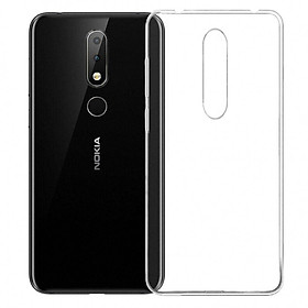 Bộ 2 ốp lưng silicon dẻo cho Nokia 6.1 Plus (Nokia X6)