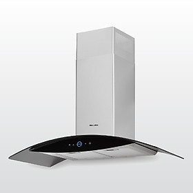 Mua Máy Hút Khói Khử Mùi Dạng Kính Cong Áp Tường Malloca MC 9018HS (89.5 cm) - Hàng Chính Hãng