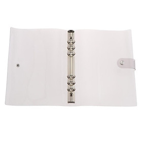 Transparent Round Ring View Binder PVC Loose-Leaf Notebook Cover